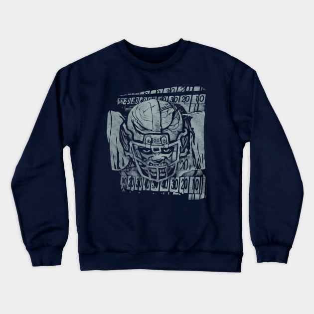 Smash Mouth Football Brawler Footballer Crewneck Sweatshirt by Mudge